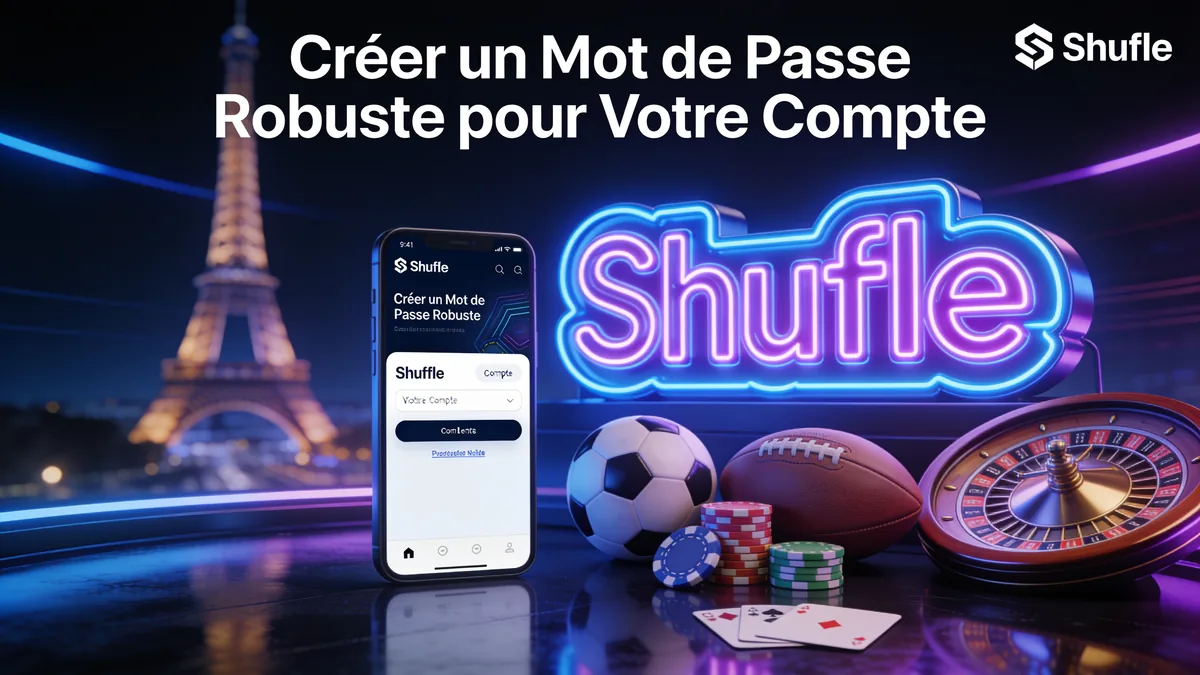 shuffle casino en France — Créer un Mot de Passe Robuste pour Votre Compte